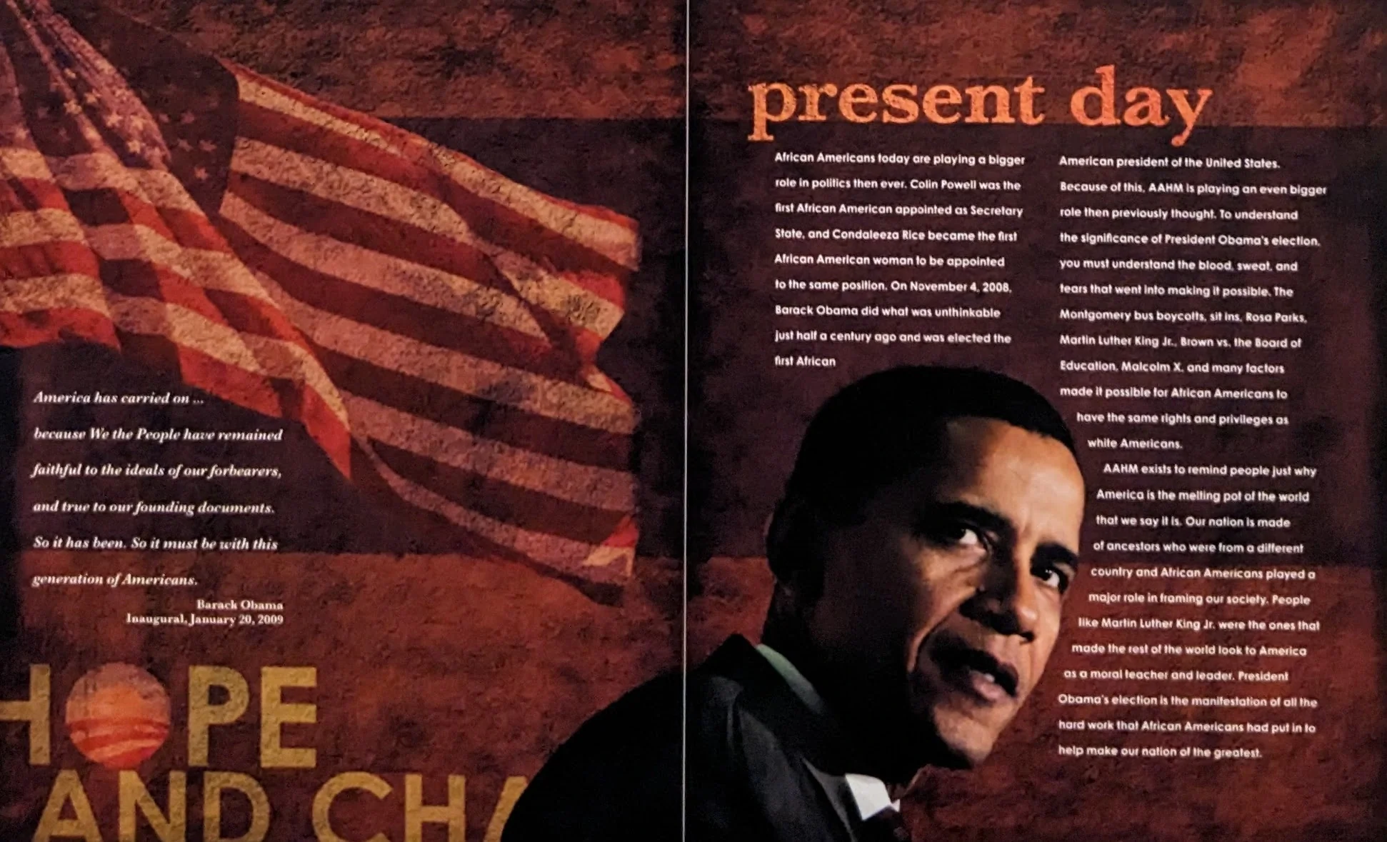 African American History Museum brochure 2