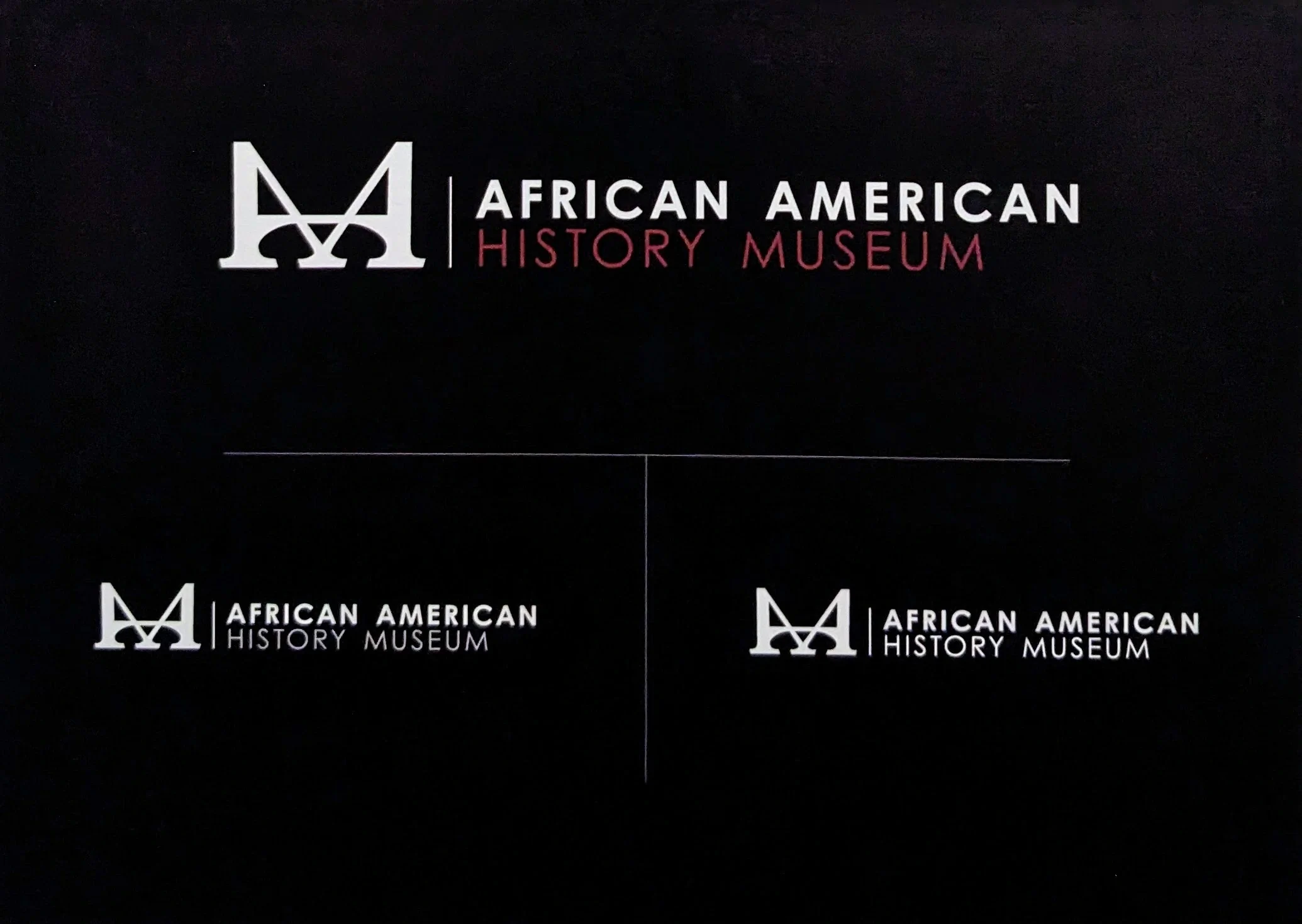 African American History Museum logo dark