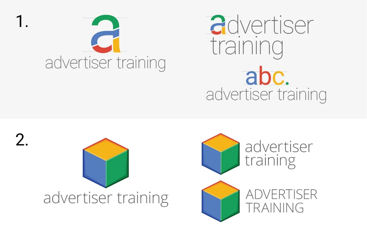 Google design - Advertiser Training Logo 1